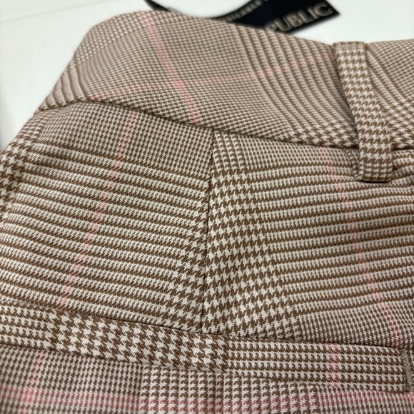 Banana Republic Womens Beige Pants Trousers Herringbone Straight Size 10 - Picture 12 of 12